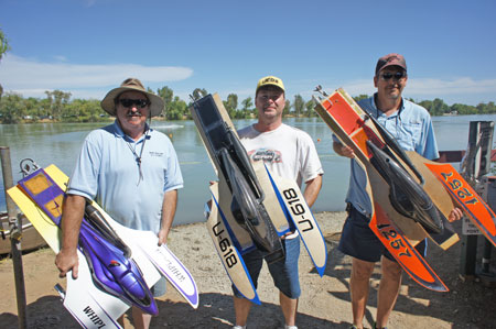 The Top 3 Finishers in G-1 Sport Hydro